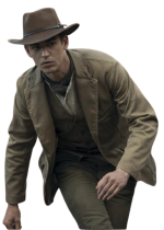 Young Sherlock Hero Fiennes Tiffin Brown Coat - Image 2